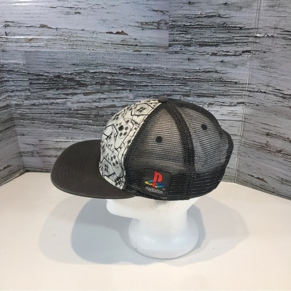 PlayStation Multi Controller Snapback Trucker Cap Hat Rare - Picture 7 of 7